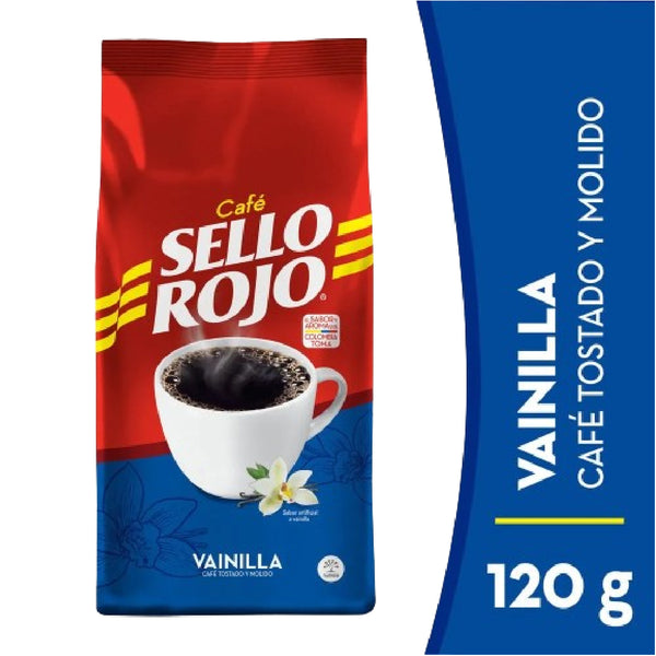CAFE SELLO ROJO 120G VAINILLA